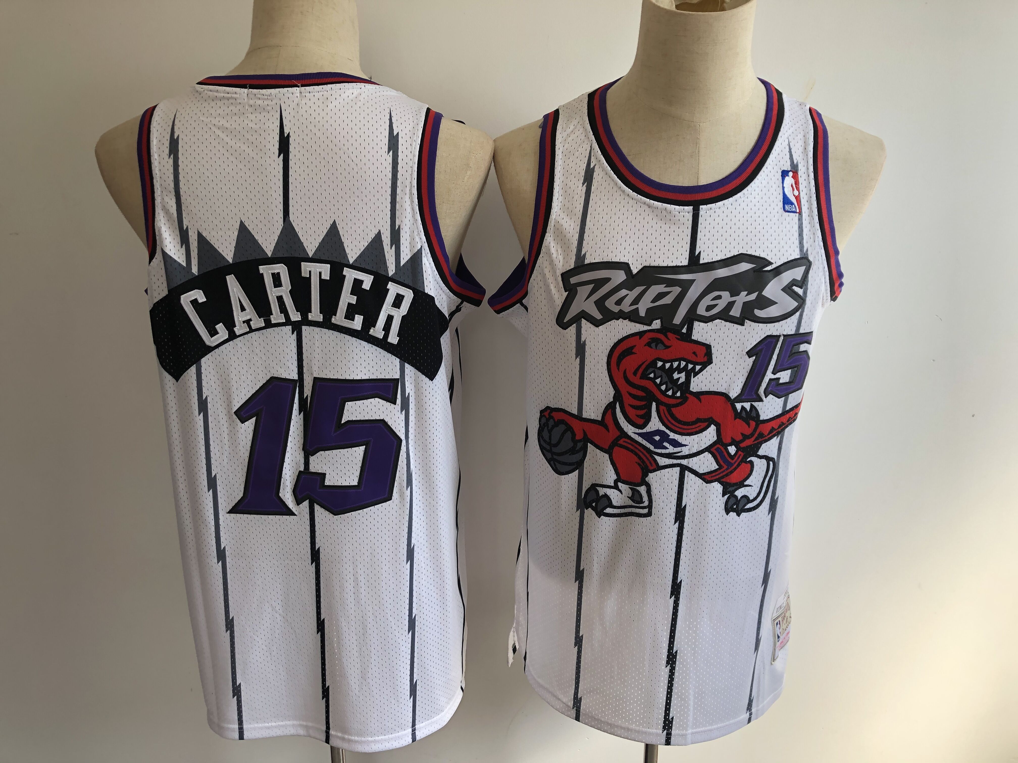 2020 Men Toronto Raptors #15 Carter white NBA Jerseys